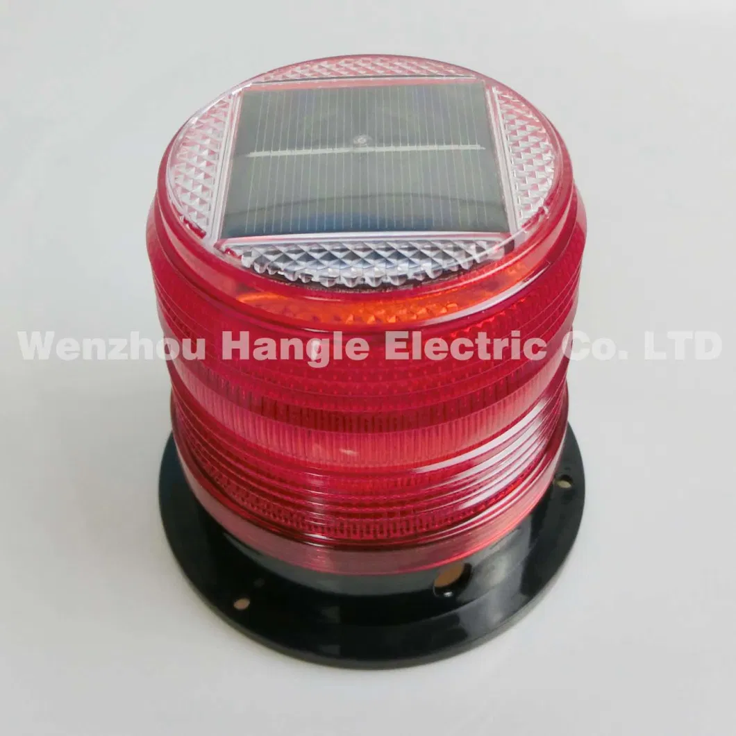 Solar LED Strobe Warning Light for Cars Emergency Vehicle Warning Light with Magnetic Base