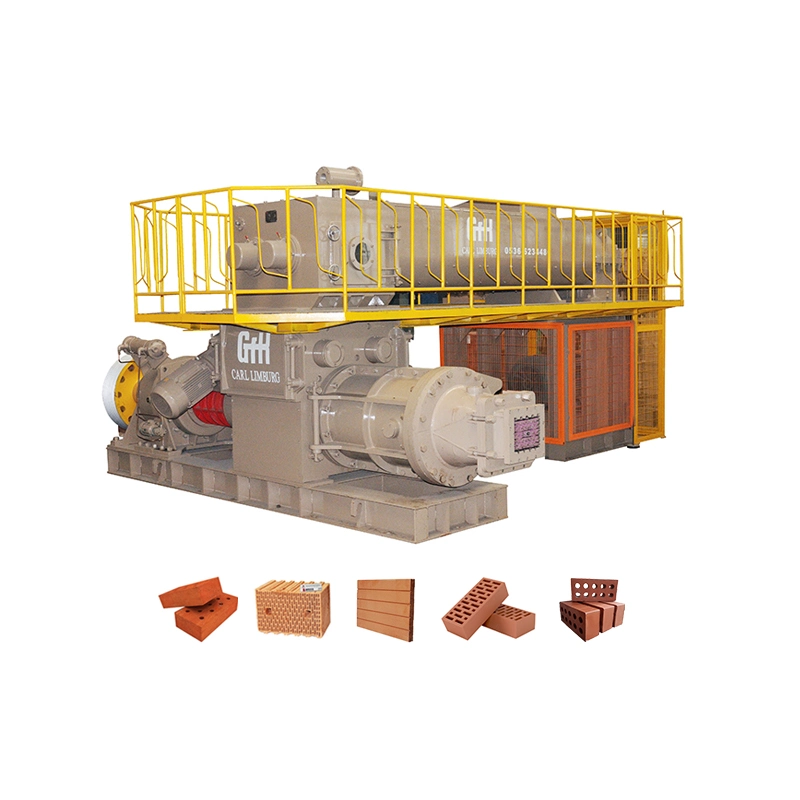 Brictec Supply Bricks Manufacturing Equipment Double Stage vacuum Extruder Automatic Brick Making Machine