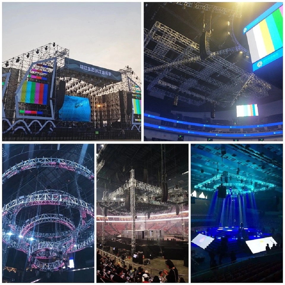 Stage Aluminum Roof Speaker Stand Truss Square LED Screen Spigot Truss Bolt Truss Lighting Equipment