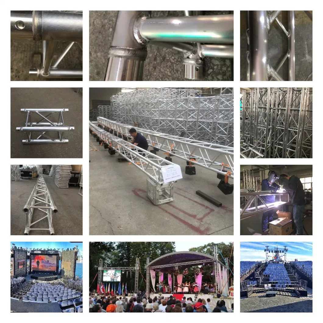 Stage Aluminum Roof Speaker Stand Truss Square LED Screen Spigot Truss Bolt Truss Lighting Equipment